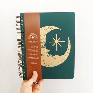 The Rainbow Vision - Moon Face Open Dated 12 Month Planner
